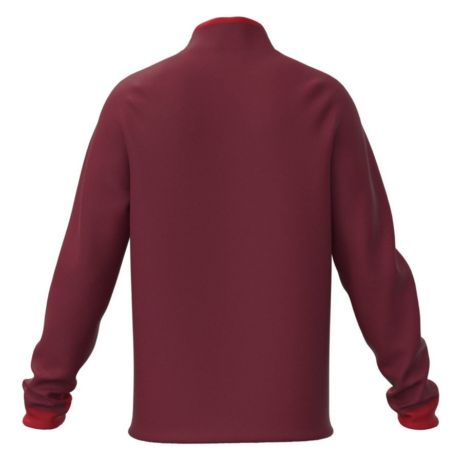 Mizuno Mizuno V Stripe 1/4Zip Burgundy
